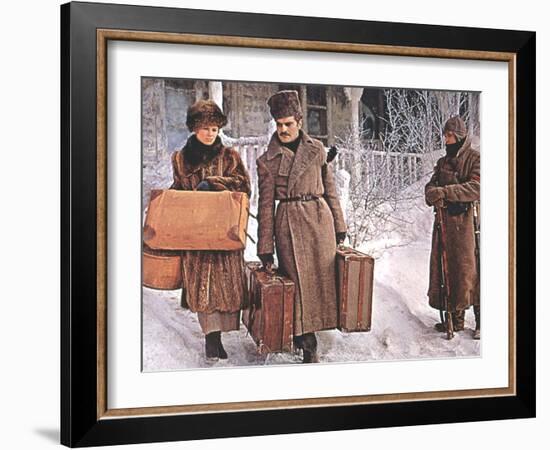 Doctor Zhivago, Julie Christie, Omar Sharif, 1965-null-Framed Photo