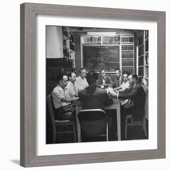 Doctors and Researchers Studying Interaction of Body Chemistry under Stress-null-Framed Photographic Print