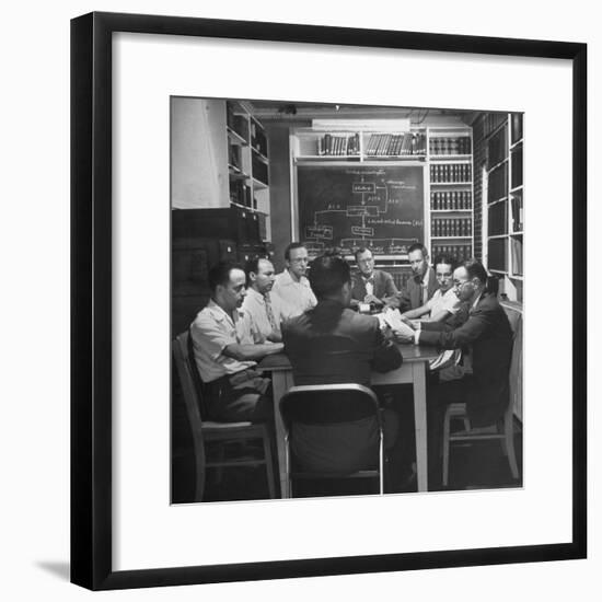 Doctors and Researchers Studying Interaction of Body Chemistry under Stress-null-Framed Photographic Print