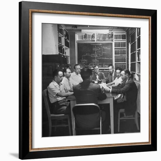 Doctors and Researchers Studying Interaction of Body Chemistry under Stress-null-Framed Photographic Print