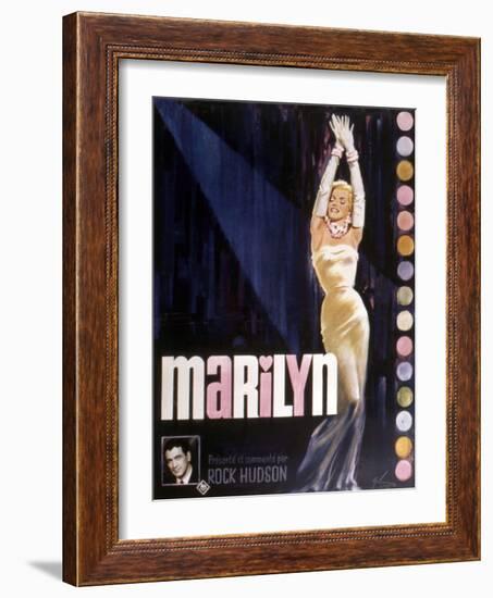 Documentaire Marilyn De Rock Hudson-null-Framed Photo