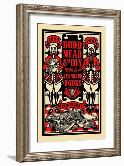 Dodd Mead and Co's New and Standard Books, Christmas, 1899-1900-Will Bradley-Framed Art Print