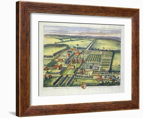 Doddington in the County of Lincoln Engraved by Johannes Kip (C.1652-1722)-Leonard Knyff-Framed Giclee Print
