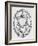 Dodecahedron, from "De Divina Proportione" by Luca Pacioli, Published 1509, Venice-Leonardo da Vinci-Framed Giclee Print