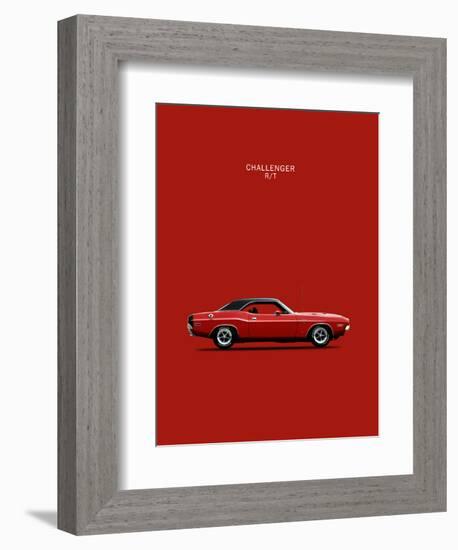 Dodge Challenger R-T 1970-Mark Rogan-Framed Art Print