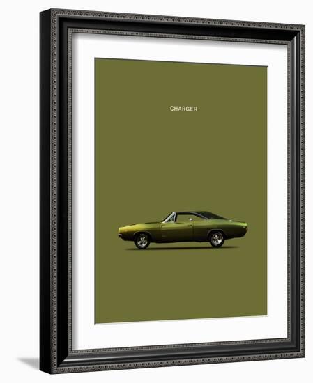 Dodge Charger-Mark Rogan-Framed Premium Giclee Print