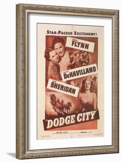 Dodge City, 1939-null-Framed Art Print