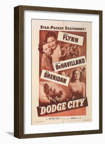 Dodge City, 1939-null-Framed Art Print