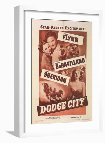 Dodge City, 1939-null-Framed Premium Giclee Print