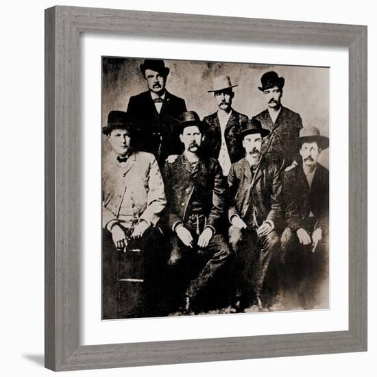 Dodge City Peace Commissioners' Fought to Keep Dodge City Corrupt, 1883-null-Framed Photo