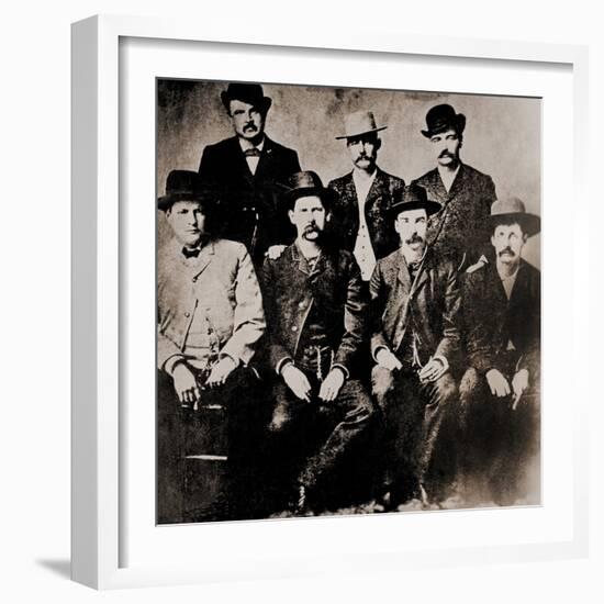 Dodge City Peace Commissioners' Fought to Keep Dodge City Corrupt, 1883-null-Framed Photo