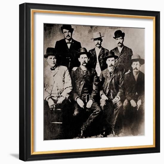 Dodge City Peace Commissioners' Fought to Keep Dodge City Corrupt, 1883-null-Framed Photo