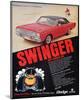 Dodge Dart Swinger 340-null-Mounted Art Print