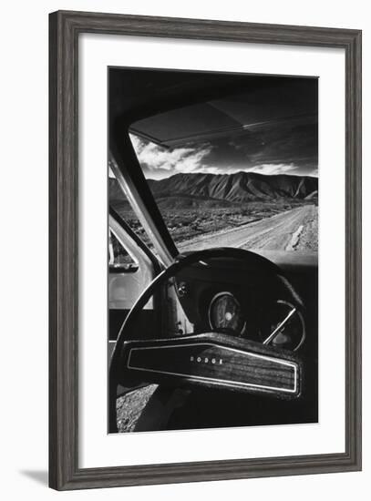 Dodge's Wheel (Death Valley, California, 1977)-Jean-Loup Sieff-Framed Art Print