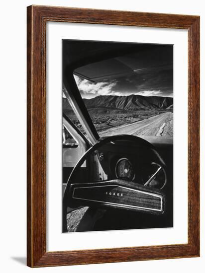 Dodge's Wheel (Death Valley, California, 1977)-Jean-Loup Sieff-Framed Art Print