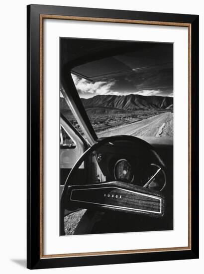 Dodge's Wheel (Death Valley, California, 1977)-Jean-Loup Sieff-Framed Art Print