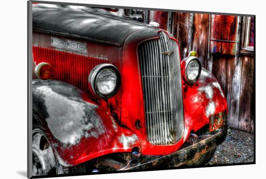 Dodge truck, Jerome, Yavapai County, Arizona, USA-null-Mounted Photographic Print