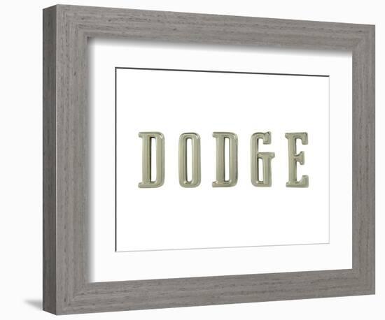 Dodge Vintage Icon-null-Framed Art Print