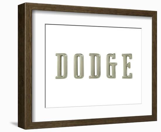 Dodge Vintage Icon-null-Framed Art Print