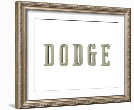 Dodge Vintage Icon-null-Framed Art Print