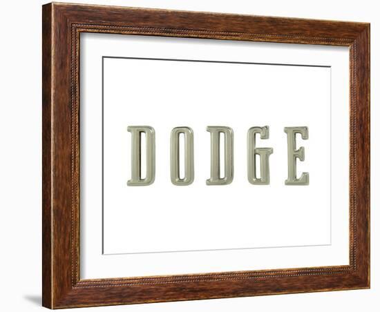 Dodge Vintage Icon-null-Framed Art Print