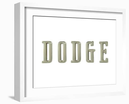 Dodge Vintage Icon-null-Framed Art Print