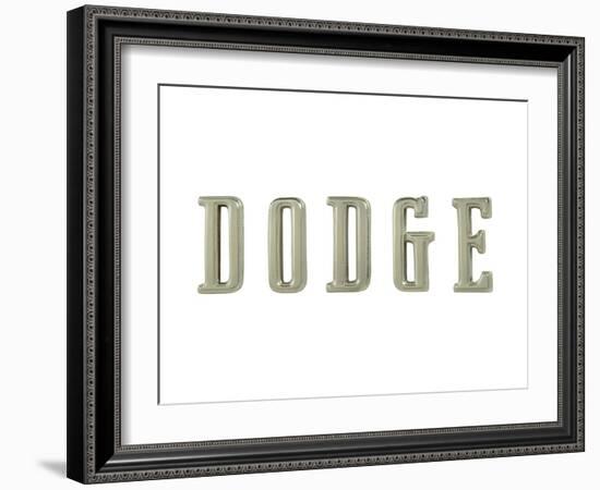 Dodge Vintage Icon-null-Framed Art Print