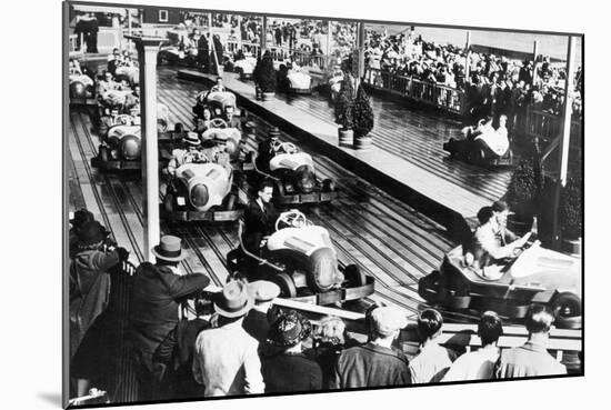 Dodgem Car Track-null-Mounted Photographic Print