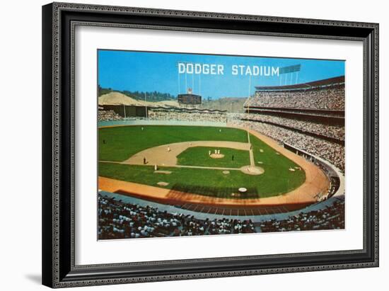 Dodger Stadum, Los Angeles, California-null-Framed Art Print