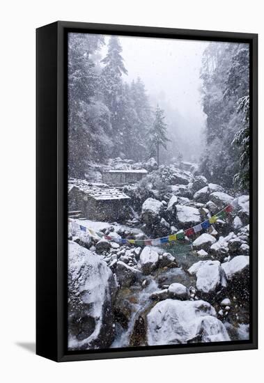 Dodh Kosi River, Khumbu (Everest) Region, Nepal, Himalayas, Asia-Ben Pipe-Framed Premier Image Canvas