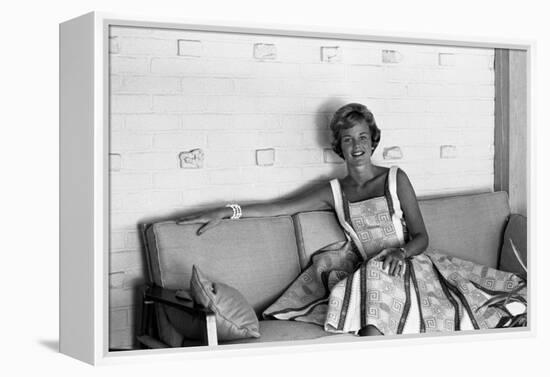 Dodie Currie, 25, Pacific Palisades, Los Angeles, California-Allan Grant-Framed Premier Image Canvas