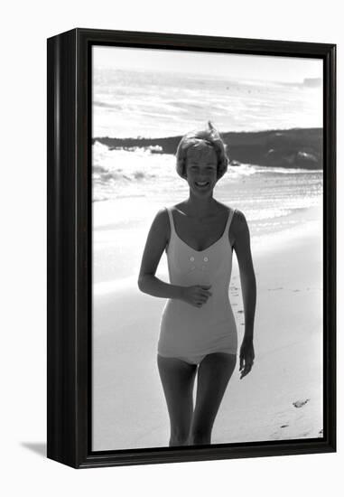 Dodie Currie, 25, Pacific Palisades, Los Angeles, California-Allan Grant-Framed Premier Image Canvas