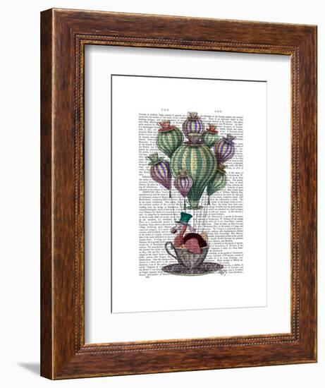 Dodo in Teacup-Fab Funky-Framed Art Print