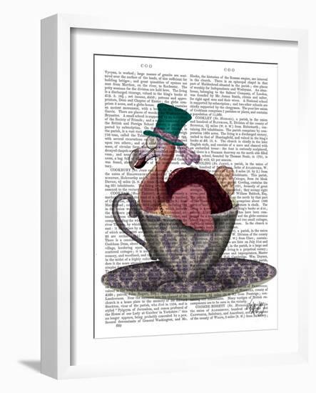 Dodo in Teacup-Fab Funky-Framed Art Print