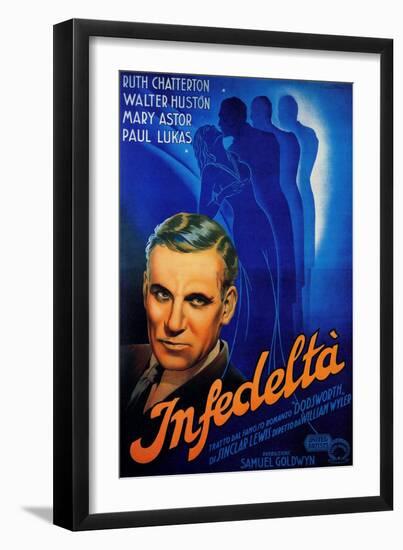 Dodsworth, Walter Huston, 1936-null-Framed Art Print