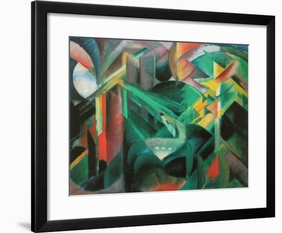 Doe in the Monastery Garden, 1912-Franz Marc-Framed Art Print