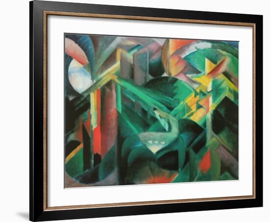 Doe in the Monastery Garden, 1912-Franz Marc-Framed Art Print