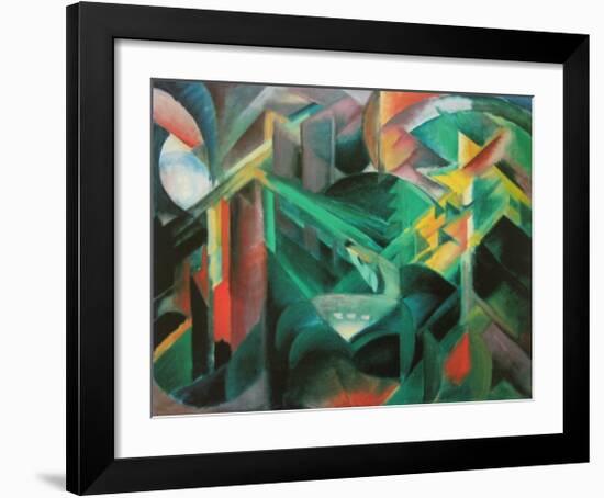 Doe in the Monastery Garden, 1912-Franz Marc-Framed Art Print