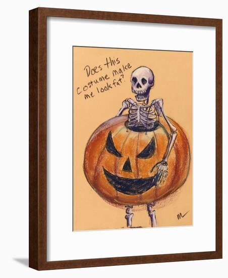 Does this costume make me look fat?-Marie Marfia-Framed Giclee Print