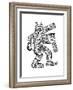 Dog, 1985-Keith Haring-Framed Giclee Print