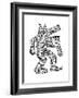 Dog, 1985-Keith Haring-Framed Giclee Print