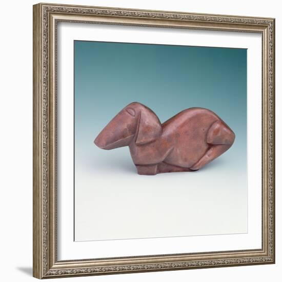 Dog (Aluminium)-Henri Gaudier-brzeska-Framed Giclee Print