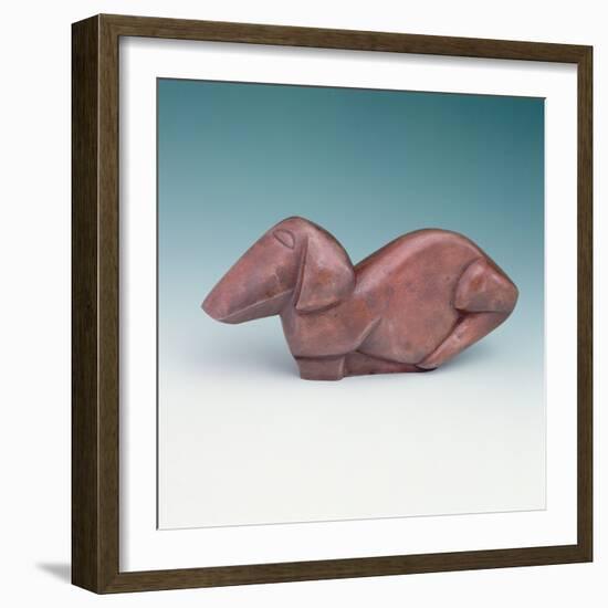 Dog (Aluminium)-Henri Gaudier-brzeska-Framed Giclee Print