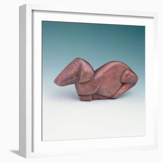 Dog (Aluminium)-Henri Gaudier-brzeska-Framed Giclee Print