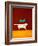 Dog and bird,1998,(oil on linen)-Cristina Rodriguez-Framed Giclee Print