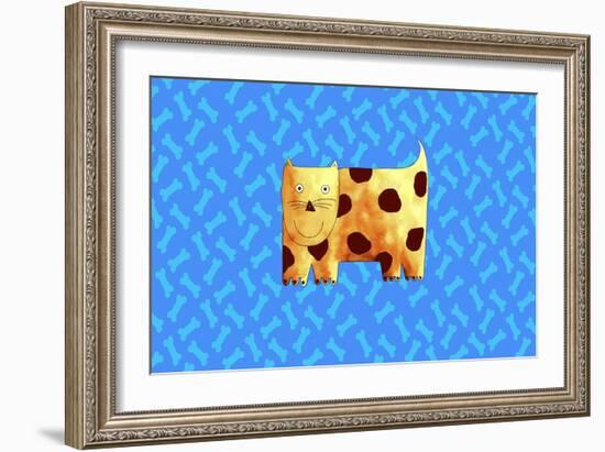 Dog and Bones, 2003-Julie Nicholls-Framed Giclee Print