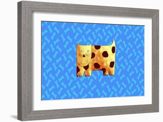 Dog and Bones, 2003-Julie Nicholls-Framed Giclee Print