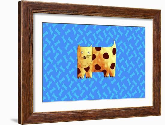 Dog and Bones, 2003-Julie Nicholls-Framed Giclee Print