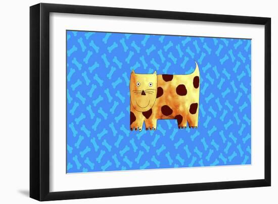 Dog and Bones, 2003-Julie Nicholls-Framed Giclee Print