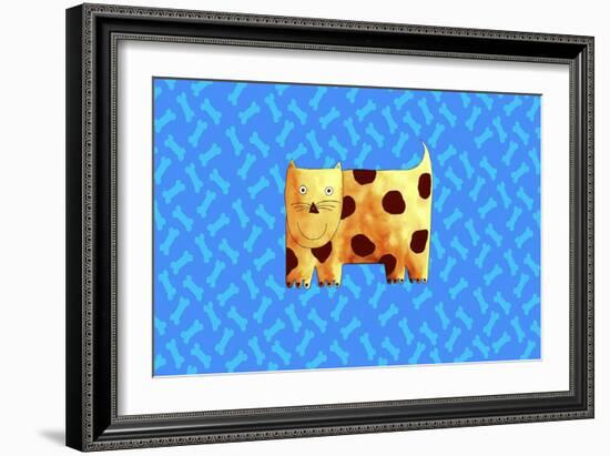 Dog and Bones, 2003-Julie Nicholls-Framed Giclee Print